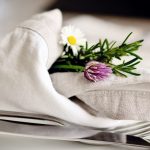 pliage serviette couvert