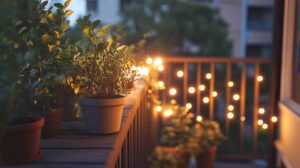 illuminer un balcon