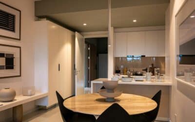 white ceramic sink near brown wooden table