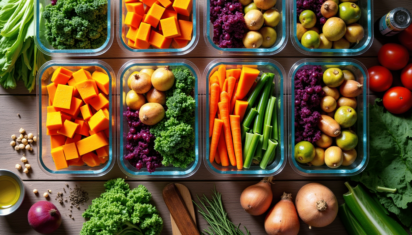 Budget serré : Comment faire un batch cooking légumes gourmand avec des produits de saison